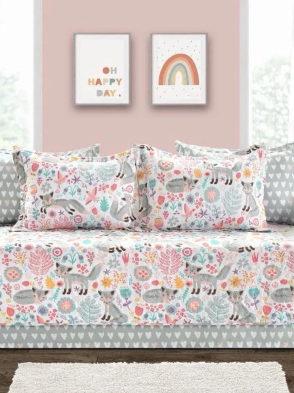 NWT 6 piece Twin Daybed Kids Bedding set